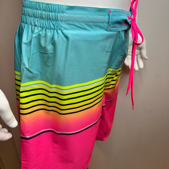 LAGUNA COASTAL FIT ABOVE THE KNEE BATHING SUIT, MULTI COLORS, SIZE LARGE - Picture 2 of 16